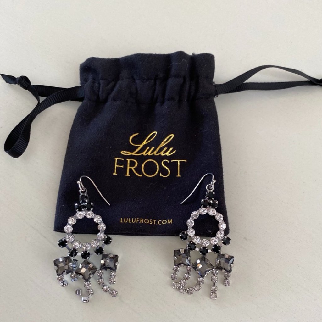 Lulu Frost Crystal Chandelier Earrings